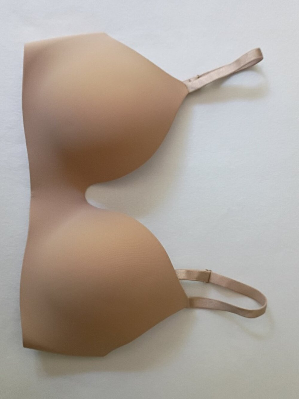 Victoria's Secret T-SHIRT Bra Wireless Lightly Lined Tan Size 34D - Picture 7 of 11